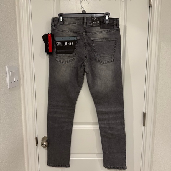 Marc Ecko Men's Cut & Sew Charcoal Slim Jeans Size 30x30 Street Wear Grunge - Picture 2 of 7